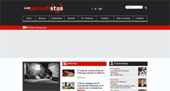 Desktop Screenshot of losperiodistas.com.mx